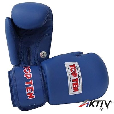 Boxkesztyű Top Ten AIBA kék