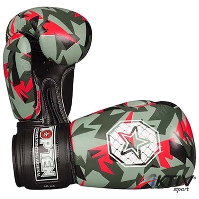 Boxkesztyű Top Ten Jungle fekete-piros 12 oz