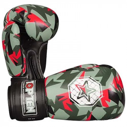 Boxkesztyű Top Ten Jungle fekete-piros 12 oz Sportszer Top Ten