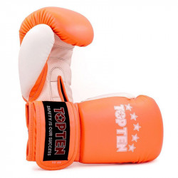 Boxkesztyű Top Ten NK II műbőr narancs 10 oz Sportszer Top Ten