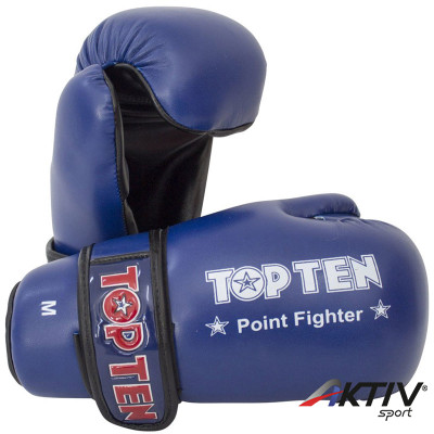 Boxkesztyű Top Ten Point Fighter WAKO kék