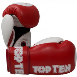 Boxkesztyű Top Ten Star XLP 10 oz Piros 10 oz Sportszer Top Ten