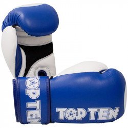 Boxkesztyű Top Ten Star XLP 10 oz Kék 10 oz Sportszer Top Ten