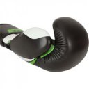 Boxkesztyű Top Ten Stripe fekete-zöld-fehér 10 oz