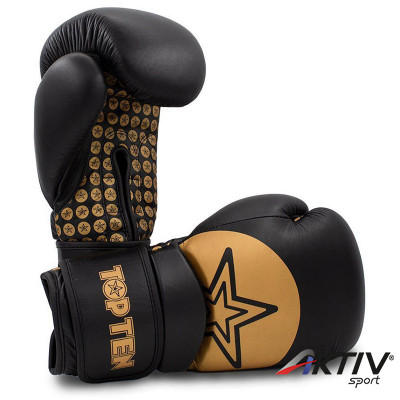 Boxkesztyű Top Ten Wrist Star fekete-arany