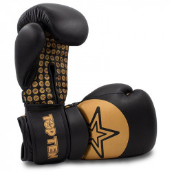 Boxkesztyű Top Ten Wrist Star fekete-arany Sportszer Top Ten