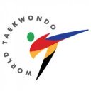 Taekwondo kesztyű WTF Wacoku fehér-fekete