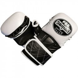 MMA kesztyű Saman Colours 1985 bőr fekete-fehér L-XL Sportszer Saman