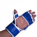 MMA kesztyű Saman Sparring bőr kék/fehér