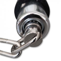 Nunchaku gyakorló, szivacs, láncos, sárkányos, fekete