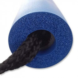 Nunchaku gyakorló, szivacs, zsinóros, sárkányos, kék