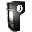 Fali pajzs célpontokkal Phoenix 62x30x20-35 cm