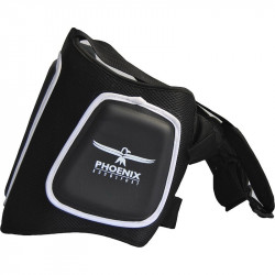 Haspajzs Phoenix bőr vállrögzítővel fekete