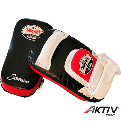 Pao Saman Pro hajlított bőr fekete-piros-fehér