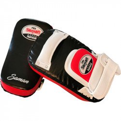 Pao Saman Pro hajlított bőr fekete-piros-fehér Sportszer Saman