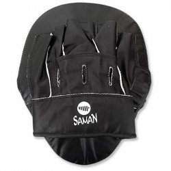 Pontkesztyű Saman hajlított kicsi bőr fekete