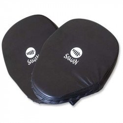 Pontkesztyű Saman hajlított kicsi bőr fekete Sportszer Saman