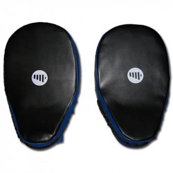 Pontkesztyű Saman hajlított nagy PU fekete-kék