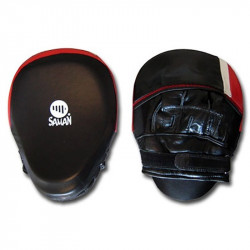 Pontkesztyű Saman Pro hajlított bőr kicsi fekete Sportszer Saman