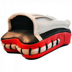 Pontkesztyű Saman Pro mini bőr fekete-piros-fehér