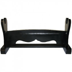 Kard állvány 1 kard részére fa fekete Sportszer Saman