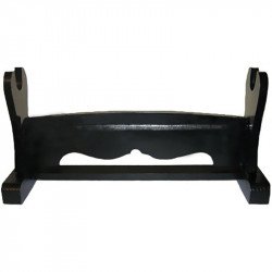 Kard állvány 1 kard részére fa fekete Sportszer Saman