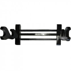 Kard állvány 2 kard részére fa fekete