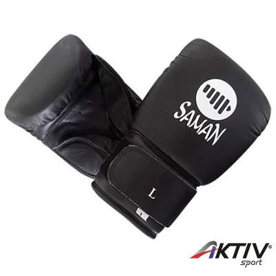 Zsákolókesztyű Saman Pro bőr fekete XL
