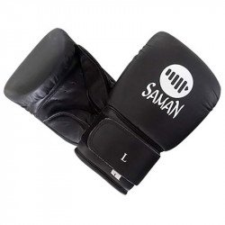 Zsákolókesztyű Saman Pro bőr fekete XL Sportszer Saman