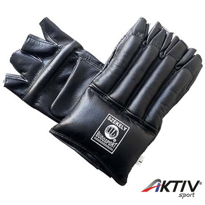 Zsákolókesztyű Székely ujjatlan bőr fekete