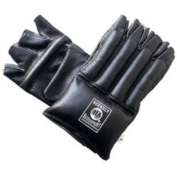 Zsákolókesztyű Székely ujjatlan bőr fekete Sportszer Székely