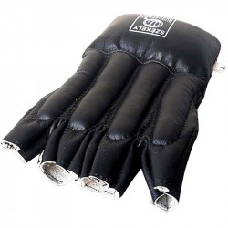 Zsákolókesztyű Székely ujjatlan bőr fekete