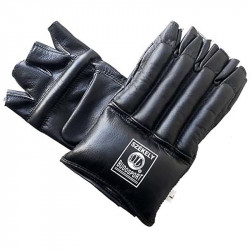 Zsákolókesztyű Székely ujjatlan bőr fekete Sportszer Székely