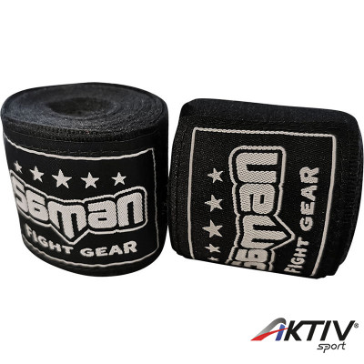 Bandázs Saman 350 cm rugalmas fekete