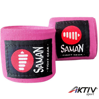 Bandázs Saman 350 cm rugalmas pink