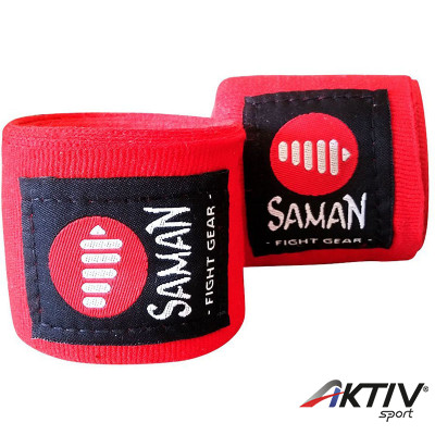 Bandázs Saman 350 cm rugalmas piros