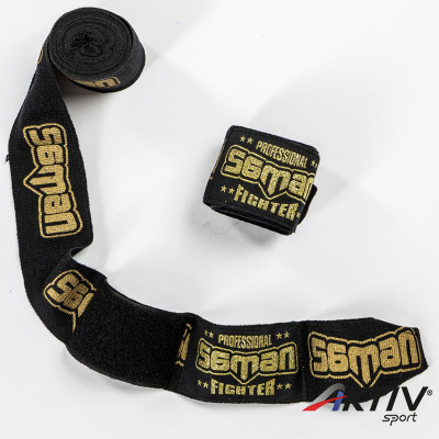 Bandázs Saman Colours 1985 rugalmas fekete-arany 450 cm