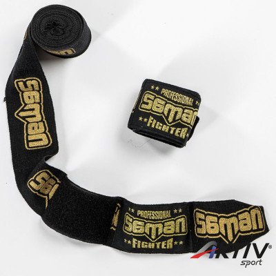 Bandázs Saman Colours 1985 rugalmas fekete-arany 450 cm