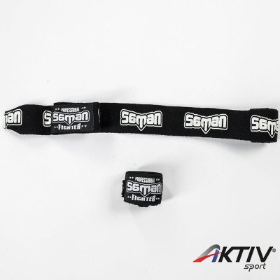 Bandázs Saman Colours 1985 rugalmas fekete-fehér 350 cm