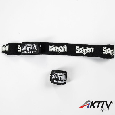 Bandázs Saman Colours 1985 rugalmas fekete-fehér 450 cm