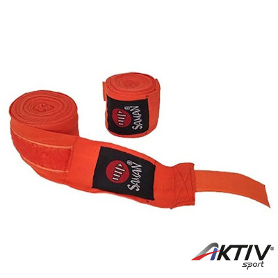 Bandázs Saman rugalmas kevertszálas narancs 350 cm