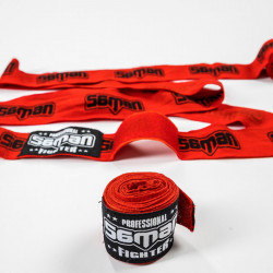 Bandázs Saman Colours 1985 rugalmas piros-fekete 350 cm Sportszer Saman