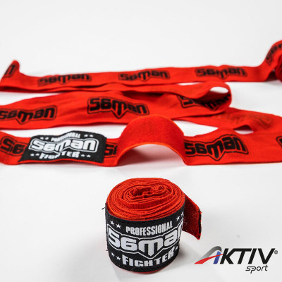 Bandázs Saman Colours 1985 rugalmas piros-fekete 450 cm