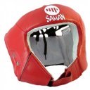 Fejvédő Saman Contest arcvédő nélküli bőr piros XL