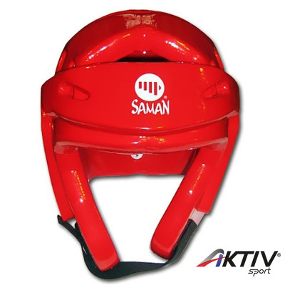 Fejvédő Saman Fight Dipped foam piros XL