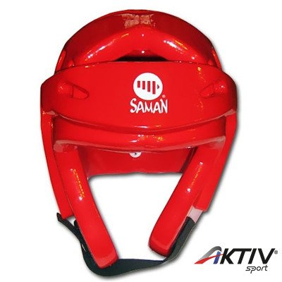 Fejvédő Saman Fight Dipped foam piros XL