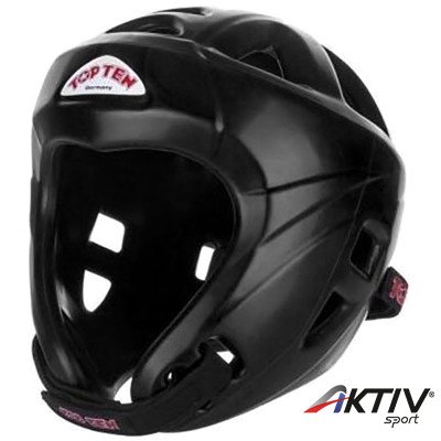 Fejvédő Top Ten Avantgarde ITF WAKO Bayflex fekete M