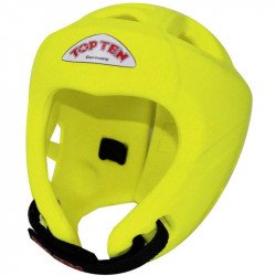 Fejvédő Top Ten Neon Avantgare WAKO sárga L Sportszer Top Ten