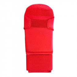 Seikenvédő Saman Competition karate műbőr piros XL