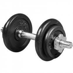 10 kg-os festett vas súlyzókészlet Fitness Robust